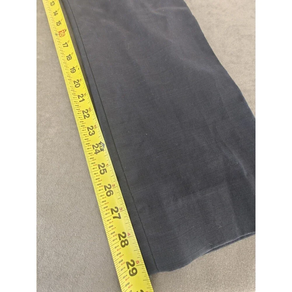 Banana Republic Slim Fit Wool Dress Pants Mens 31x32 Navy 99% Wool Stretch